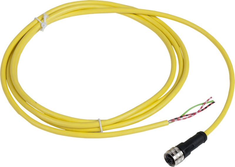 TELEMECANIQUE - XZ-Vorverdrahteter Stecker, gerade, 1/2'' 20 UNF, 3-polig, PVC 2m Kabel