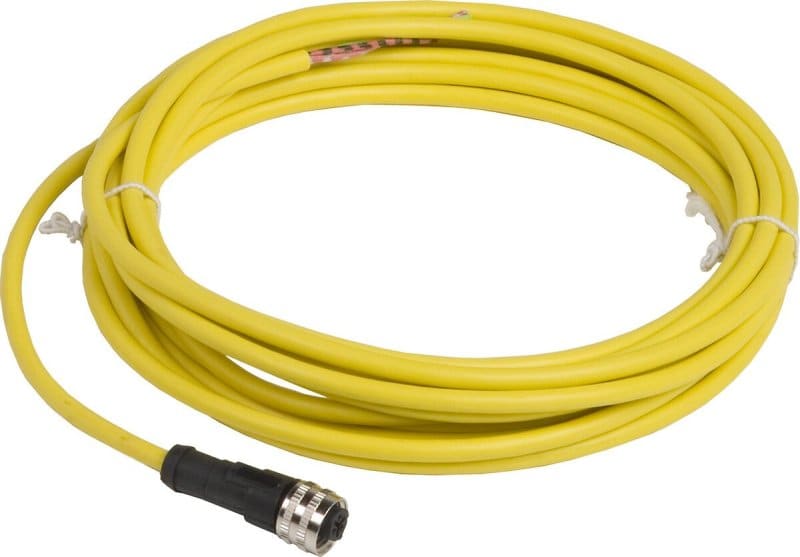 TELEMECANIQUE - XZ-Vorverdrahteter Stecker, gerade, 1/2'' 20 UNF, 3-polig, PVC 5m Kabel