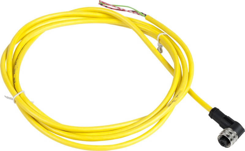 TELEMECANIQUE - XZ-Vorverdrahtete Buchse, abgewinkelt, 1/2'' 20 UNF, 3-polig, PVC 2m Kabel