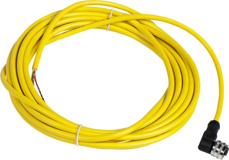 TELEMECANIQUE - XZ-Vorverdrahtete Buchse, abgewinkelt, 1/2'' 20 UNF, 3-polig, PVC 5m Kabel
