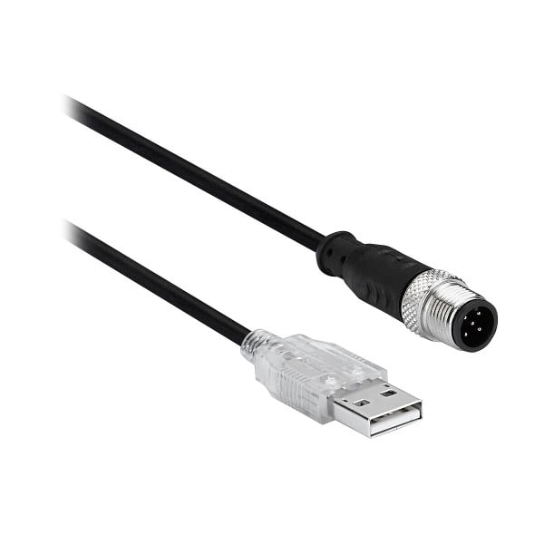 TELEMECANIQUE - USB-M12 5-poliger Adapter für Sicherheits-Lichtvorhang integrierte Muting-Programmierung