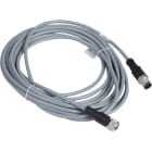 TELEMECANIQUE - Verb.kabel XZ, Stecker M12 4-pol. ger., Buchse M12 4-polig ger., Kabel 5m