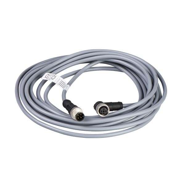 TELEMECANIQUE - Verb.kabel XZ, St. M12 4-pol. ger., Buchse M12 4-polig abgew., PVC-Kabel 5m