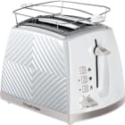 RUSSELL HOBBS - Toaster 2Scheiben 850W 6St. Auft. Aufw. Brötchenaufsatz ws