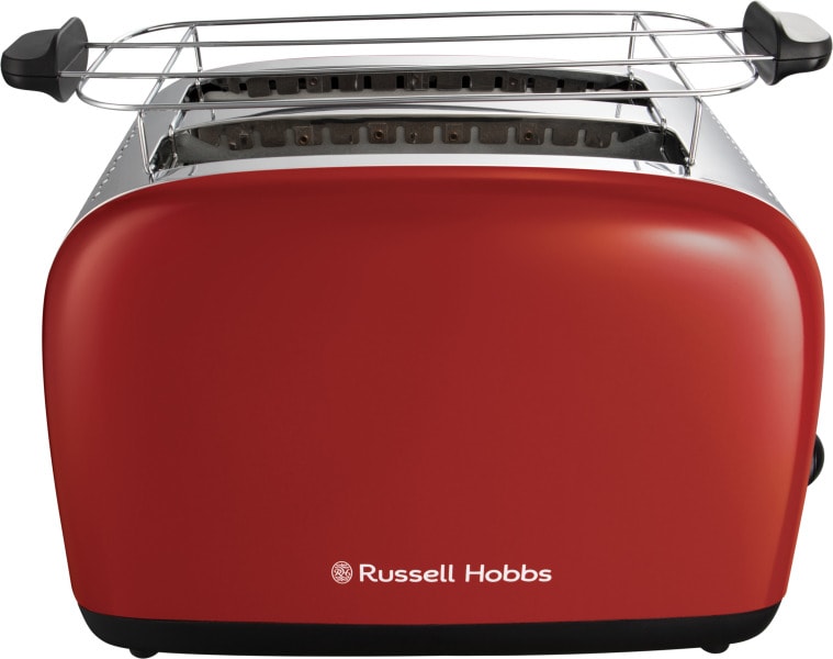 RUSSELL HOBBS - Toaster 2Scheiben 1600W 6St. Auft. Aufw. Brötchenaufsatz ro