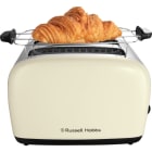 RUSSELL HOBBS - Toaster 2Scheiben 1600W 6St. Auft. Aufw. Brötchenaufs. cream