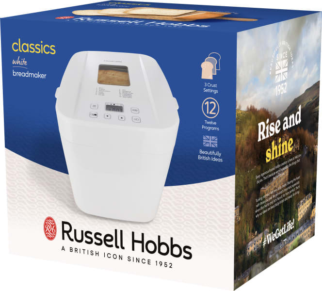 RUSSELL HOBBS - Brotbackautomat 550W 12Prog. 3St. b.907g Warmh. ws