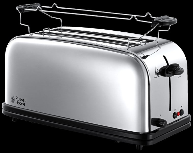 RUSSELL HOBBS - 2-Schlitz-Langschlitz-Toaster 1600W 6 St Lift&Look Auftaufunk