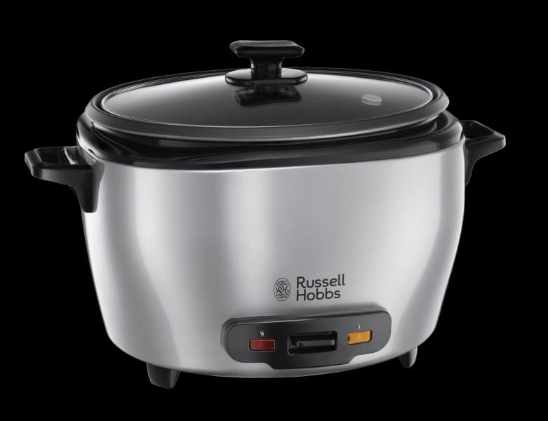 RUSSELL HOBBS - Reiskocher 1000W 5l (14Tassen Reis) Warmhaltefunktion Dampfkorb