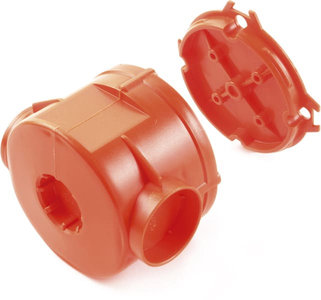 DIETZEL - PE-Betonbau-Schalterdose-Set, halogenfrei, orange
