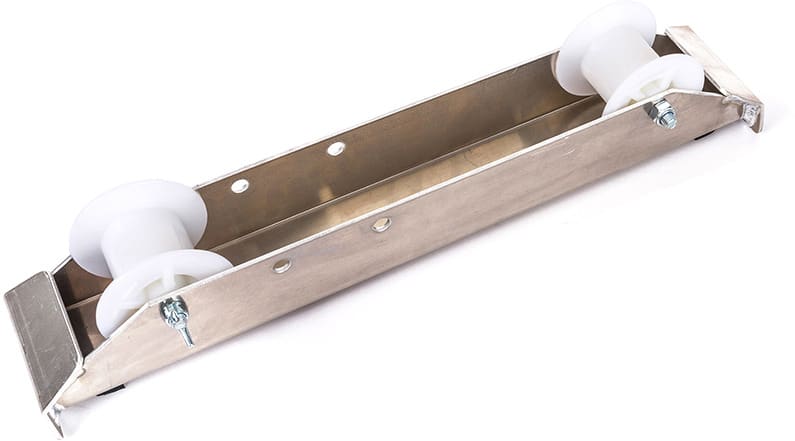 DIETZEL - Mini-Rollschiene, Ø 250-800 mm, 200 kg/Paar, Aluminium