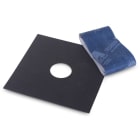 DIETZEL - Dichtmanschette,Rohr Ø1x50-90mm,EPDM,wasserf,140 x140mm,schwarz