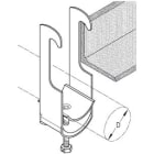 DIETZEL - Kabelschelle, für Ø 145-150 mm, Winkelprofil bis 40 mm, 203 mm, verzinkt