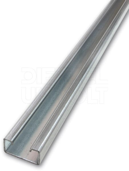 DIETZEL - Ankerschiene, ungelocht, Schlitzweite 18 mm, 40x22x2000 mm, tauchfeuerverzinkt