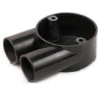 DIETZEL - Durchgangsdose, Ø 20 mm, U-Form, Ø 65x32 mm, schwarz