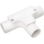 DIETZEL - PVC-Inspektionsabzweigung, Ø 25 mm, T-Form, weiß