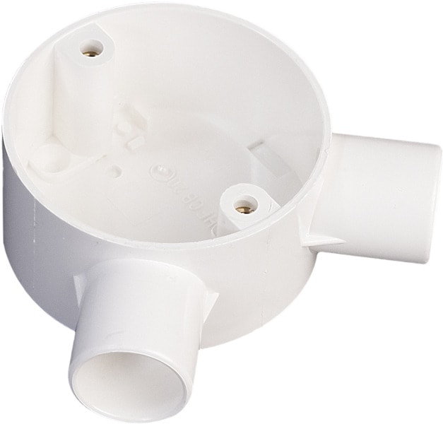 DIETZEL - HFT-Winkeldose, Ø 20 mm, Ø 65x32 mm, weiß