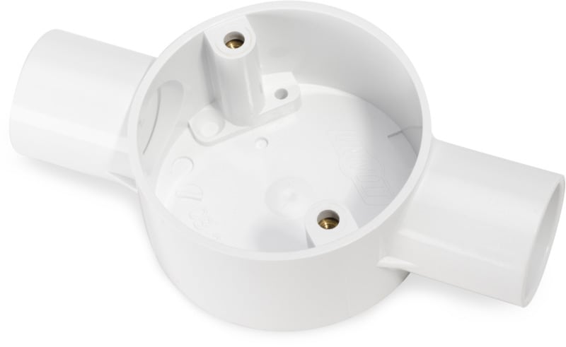 DIETZEL - Durchgangsdose, Ø 25 mm, Ø 65x32 mm, weiß