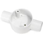 DIETZEL - Durchgangsdose, Ø 20 mm, Ø 65x32 mm, weiß