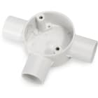DIETZEL - Abzweigdose, Ø 20 mm, T-Form, Ø 65x32 mm, weiß