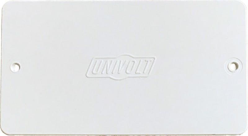 DIETZEL - Deckel, zweifach, 147x87 mm, für Schalter- und Abzweigdose, weiß