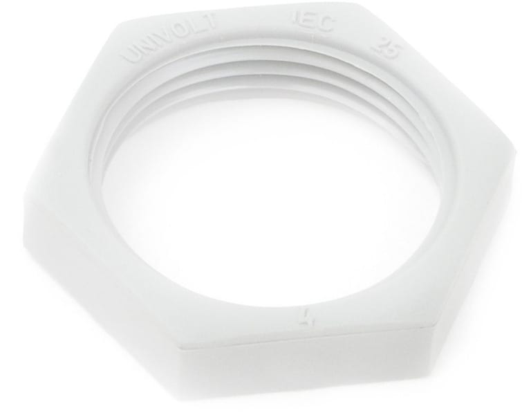 DIETZEL - Gegenmutter, M50x1,5 mm, weiß
