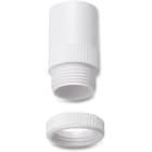 DIETZEL - PVC-Anschlussverschraubung mit Gewindering, Ø 20 mm, weiß