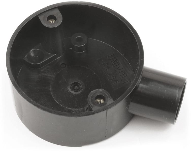 DIETZEL - HFT-Enddose, Ø 25 mm, Ø 65x32 mm, schwarz