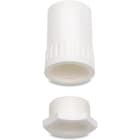 DIETZEL - HFT-Anschlussverschraubung, Ø 20 mm, gerade, weiß