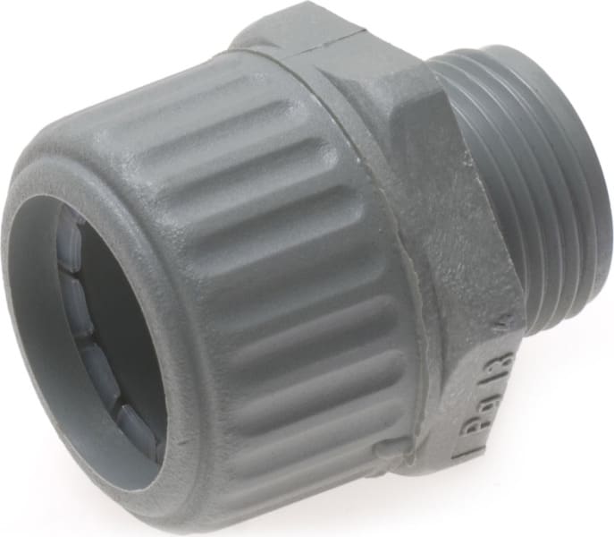 DIETZEL - Schlauchverschraubung, Ø 20 mm, Pg 13, gerade, IP65, Polyamid, halogenfrei, grau
