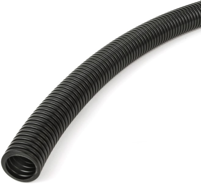 DIETZEL - HFT-Panzerflexrohr, Ø 12mm, 33552, biegsam, mittel, hochtemperaturbeständig, halogenfrei, schwarz, 50 m