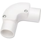 DIETZEL - PVC-Inspektionswinkel, Ø 20 mm, für starre Elektrorohre, weiß