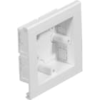 DIETZEL - Einbaudose, 1-fach, 80x100x28 mm, für MAK, BS, weiß