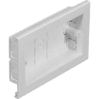 DIETZEL - Einbaudose, 2-fach, 140x150x28 mm, für MAK, BS, weiß