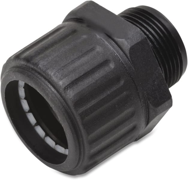 DIETZEL - Schlauchverschraubung, Ø 16mm, Pg 11, gerade, IP54, Polyamid, halogenfrei, schwarz