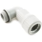 DIETZEL - Kabel-Schlauchverschraubung, gewinkelt, M20x1,5mm, IP65, Polyamid, halogenfrei, grau