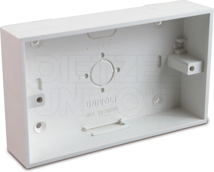 DIETZEL - Minikanalaufputzdose, 147x87x32 mm, mit 3 Öffnungen