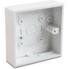 DIETZEL - Minikanalaufputzdose 85x85x25 mm, mit 4 Öffnungen