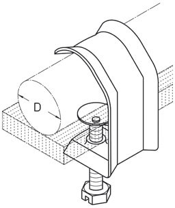 DIETZEL - Kabel- und Rohrhalter, für bis 20 mm, 20 mm, verzinkt