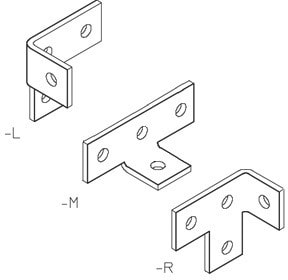 DIETZEL - Eckverbinder, mittig, 136x51x52 mm, tauchfeuerverzinkt