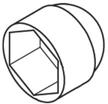 DIETZEL - Schutzkappe, Polyäthylen, 10 mm