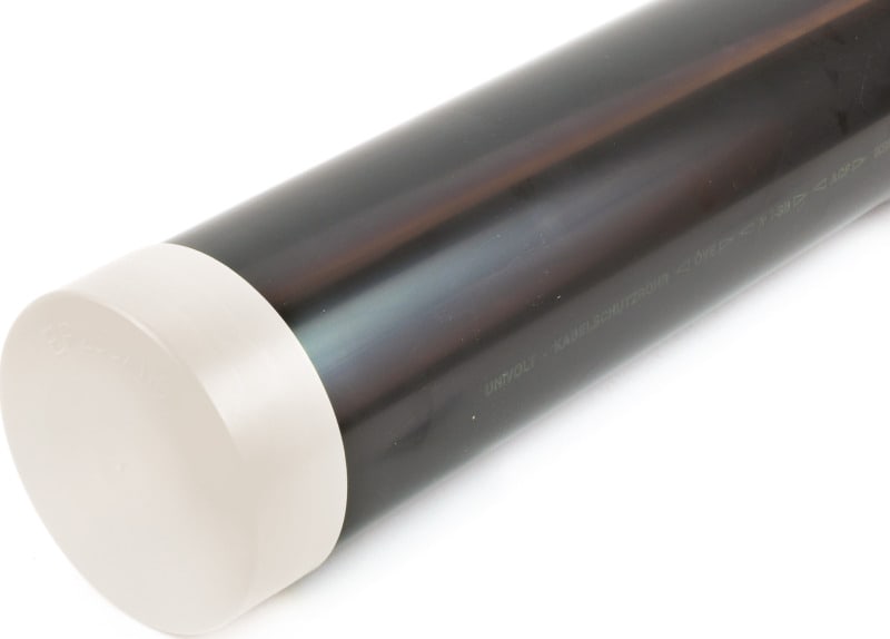 DIETZEL - PE-Kabelschutz-Verschlusskappe, Ø 110 mm, halogenfrei, transparent