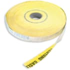 DIETZEL - PE-Ortungswarnband, 40mm, mit 2 Edelstahldrähten, Achtung ASFINAG/Lichtwellenleiter, gelb, 250 m
