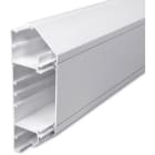 DIETZEL - PVC-Sockelleistenkanal, 50x170 mm, Starline, 2x abgeschrägt, weiß, 3 m