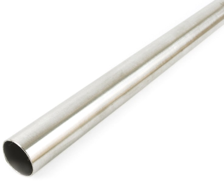 DIETZEL - Edelstahl-Steckrohr, Ø 50 mm, starr, V4A, Güte 1.4571, 3 m