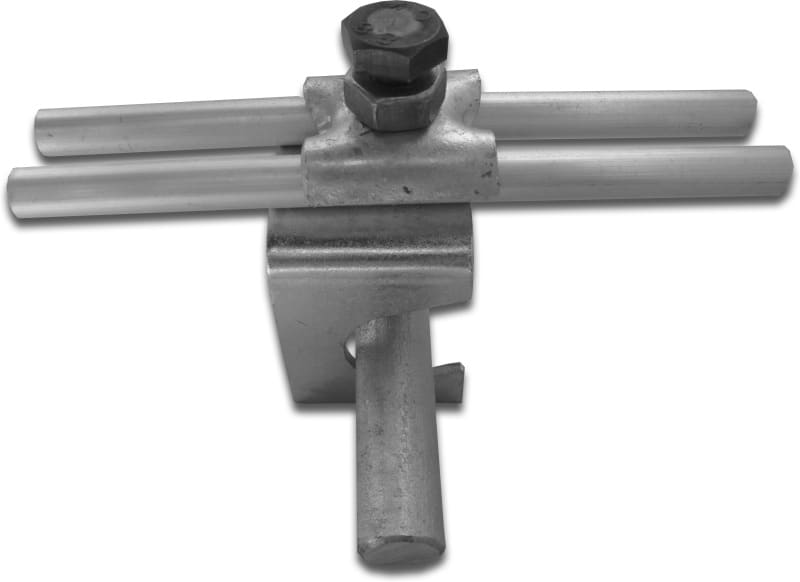 DIETZEL - Bewehrungsklemme feuerverzinkt, fl 40mm, rd 6-20mm, mit Zweifachüberleger