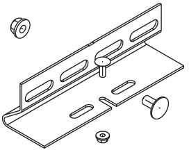 DIETZEL - Weitspannholmstütze (Konsole), inkl. Schraube+Mutter, Edelstahl (V2A)