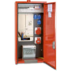 DIETZEL - Zählerverteilerschrank, NH63A, 1x Zählerplatz, 10xSchuko16A, 2xCEE5x16A, 1xCEE5x32A, 1xFI63/0,03A, 1xFI40/0,03A, 1xÜSP-Schutz T2 4polig
