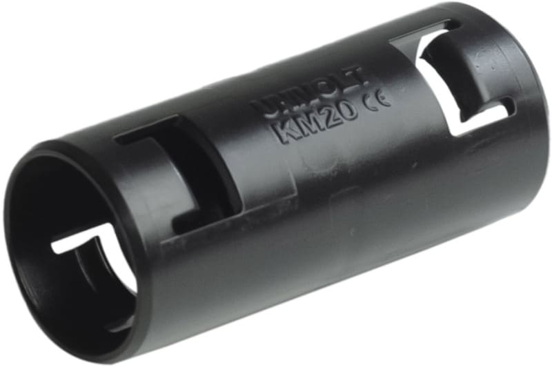 DIETZEL - PE-Krallenmuffe, Ø 50 mm, chlorfrei, schwarz