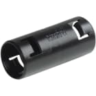 DIETZEL - PE-Krallenmuffe, Ø 50 mm, chlorfrei, schwarz